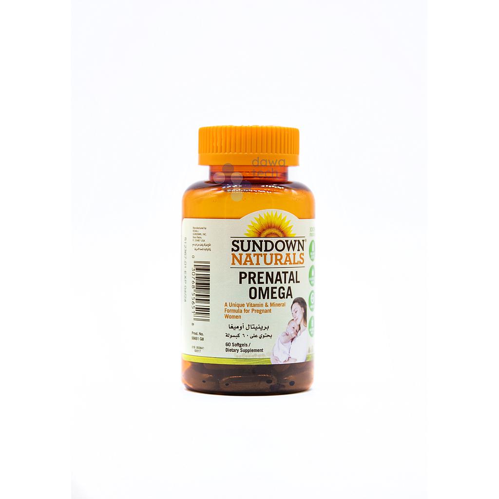 SUNDOWN PRENATAL+OMEGA SIZE 30