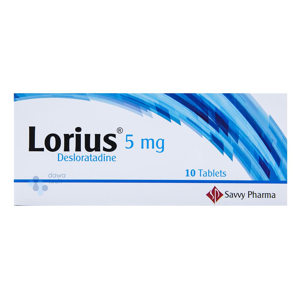Lorius 5 MG x 10 T