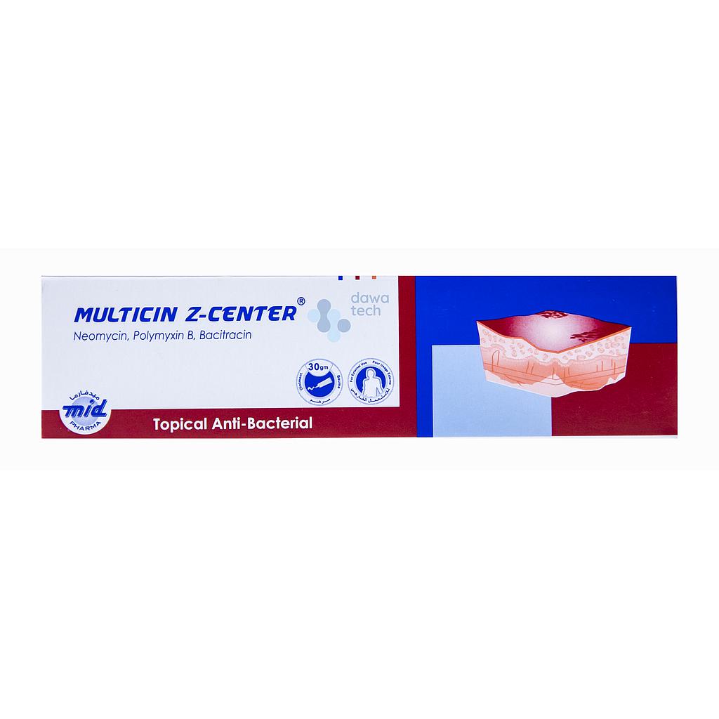Multicin -Z Center Ointment 30 G