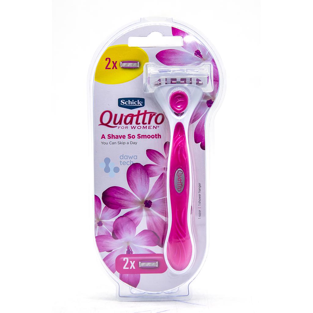 Schick Quattro Shave So Smooth 2 X Women 110