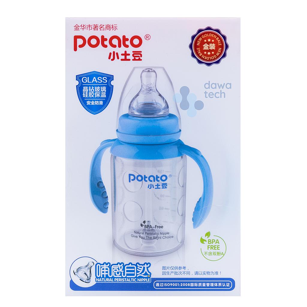Potato 120 mL رضاعة زجاج مع غطاء مطاطي 990