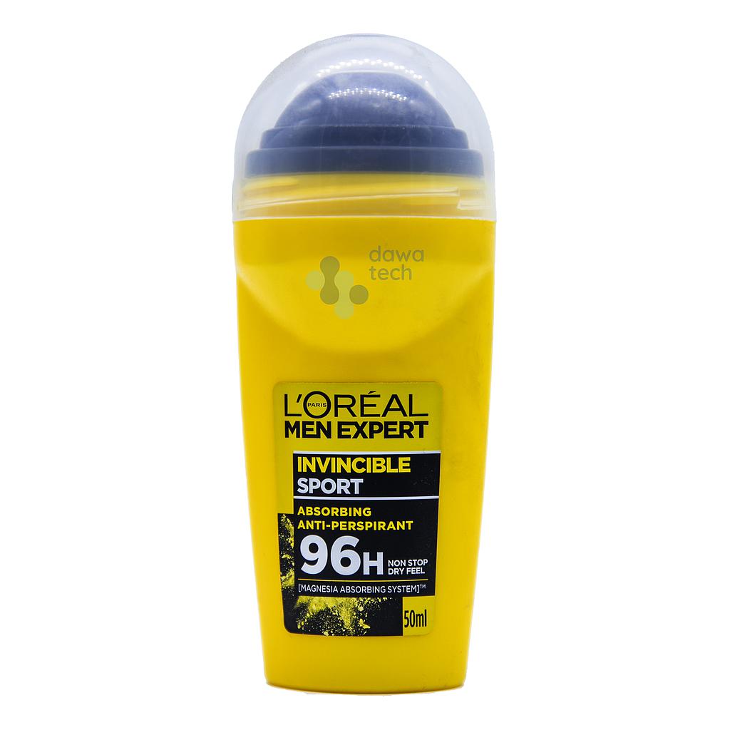 Loreal Invisible Sport Rollon 96h 051